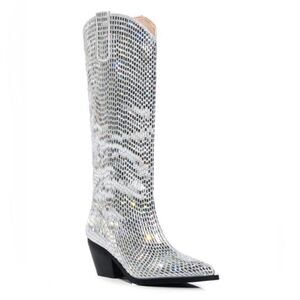 AZALEA WANG DRIVEN TALL WESTERN BOOTS size 7